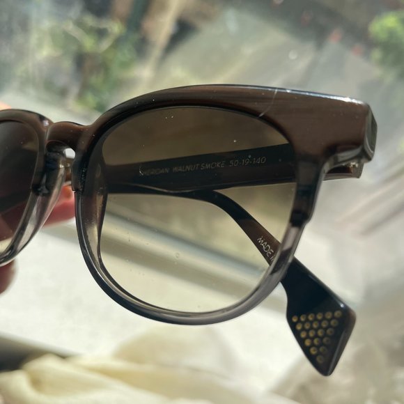 State Optical Co Sheridan Walnut Smoke Eyeglasses Sunglasses Frame 5019-140 - Picture 4 of 9